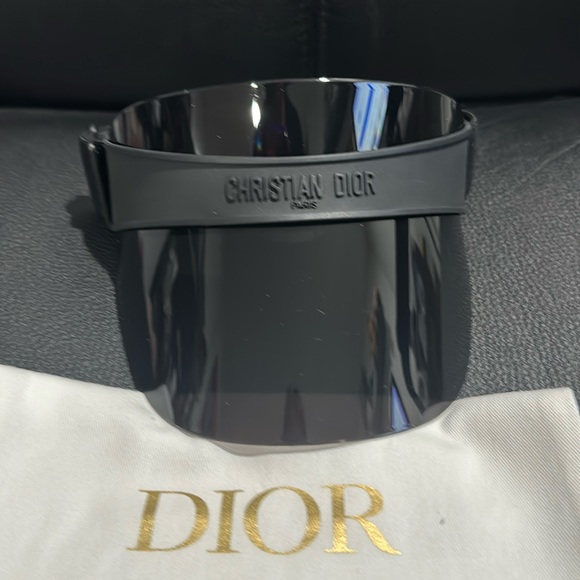 Dior Accessories Christian Dior Black Visor Poshmark